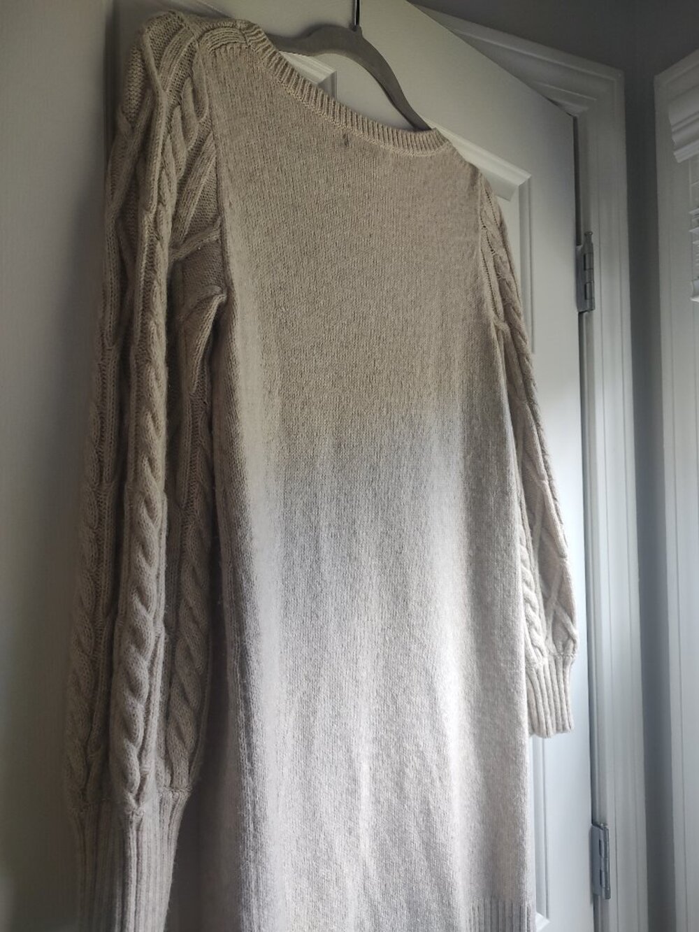 Banana Republic Taupe Casual Knit Dress - Picture 5 of 5